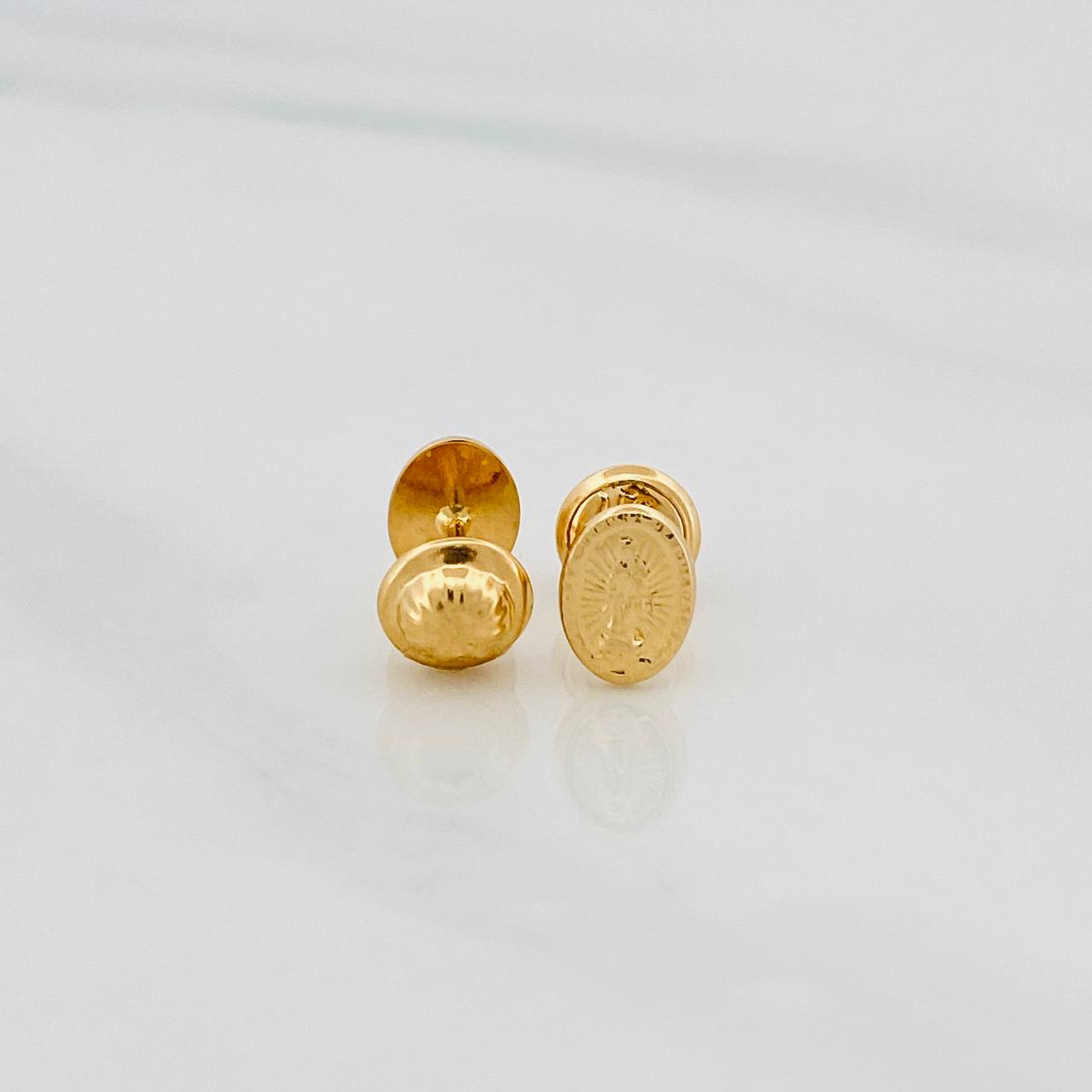 Topos Virgen Milagrosa 0.55 g / in / 4 mm Oro Amarillo 18K