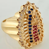 Anillo Virgen Guadalupe 6.05gr / T6 1/2 / Oro Amarillo 18K %