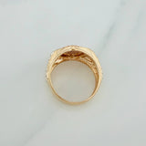 Anillo Correa Corona 8.5gr / T9 / Tres Oros 18K %