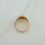 Anillo Correa Corona 6.5gr / T8 3/4 / Tres Oros 18K %