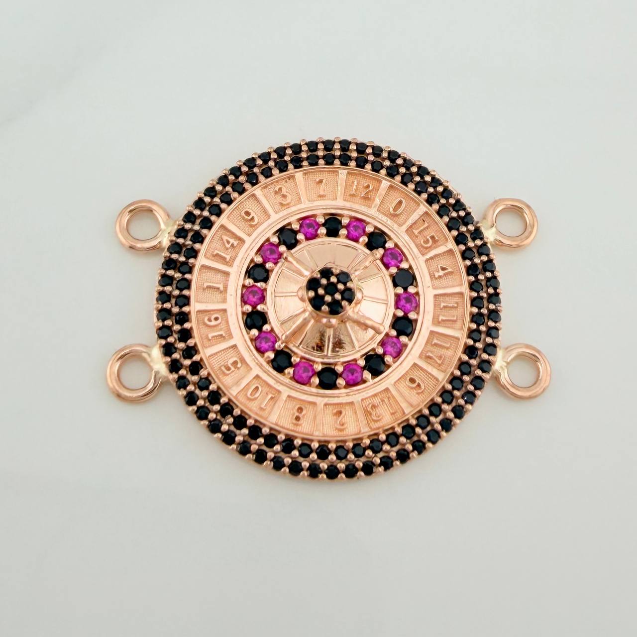 Charm Roulette 6.6gr / 1 1/4 in / 18K Rose Gold %