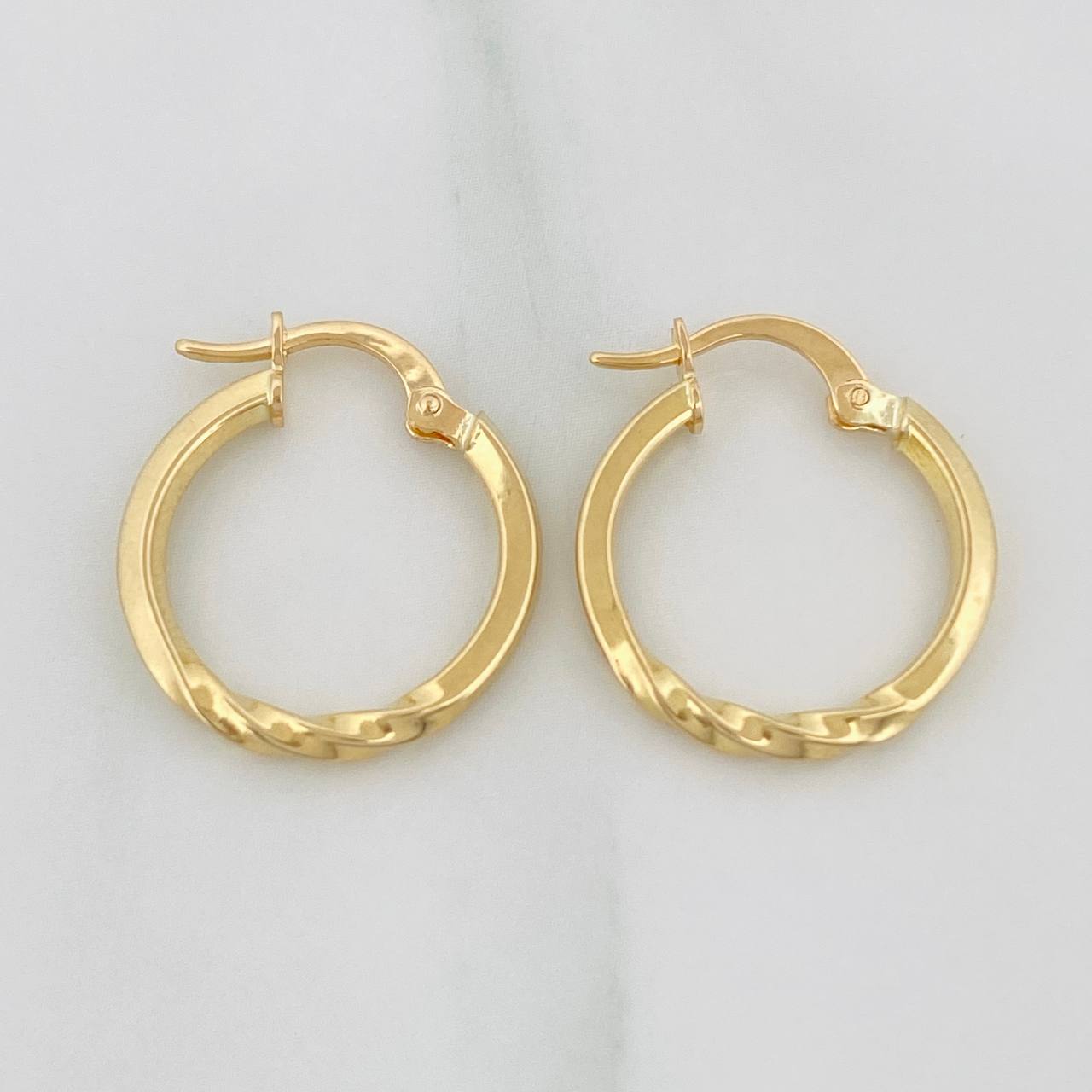 Candongas Kati 1.35 g / 3/4 in Oro Amarillo 18K