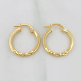 Candongas Kati 1.35 g / 3/4 in Oro Amarillo 18K