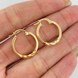 Candongas Kati 1.35 g / 3/4 in Oro Amarillo 18K