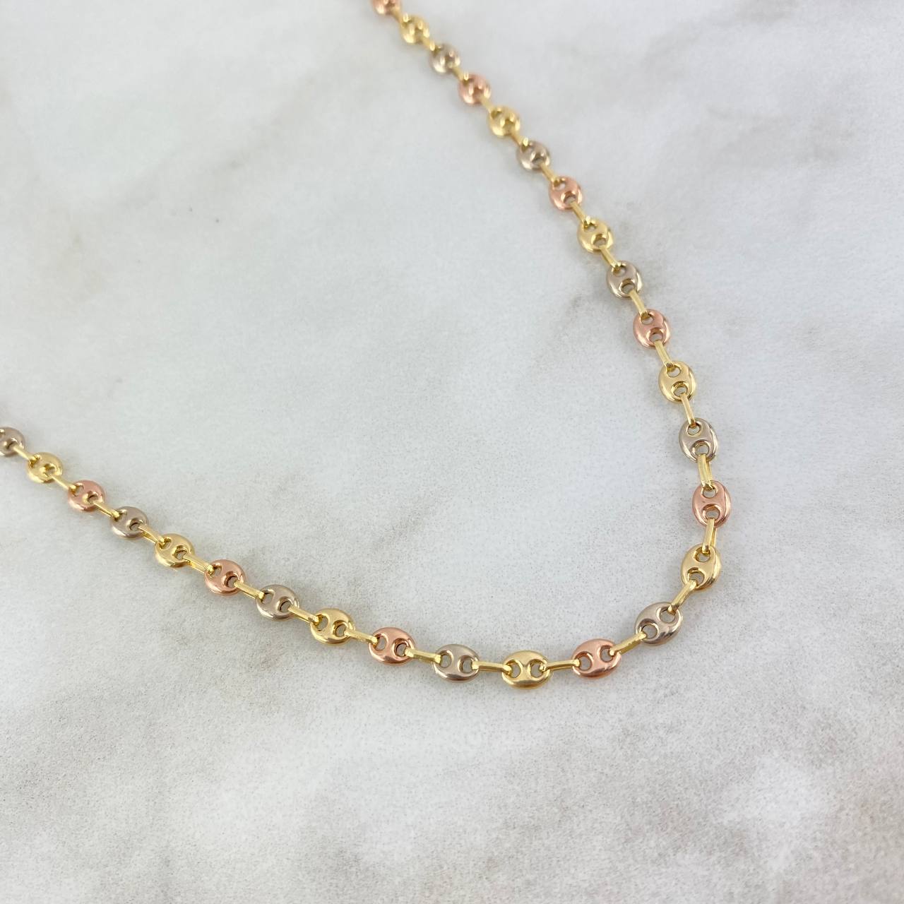 GC Chain 7.7gr / 65cm / 3.2mm Polished Tres Oros 18K ©