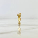 Pendant Bear 2.15gr / 1.8cm / White Zircons Yellow Gold