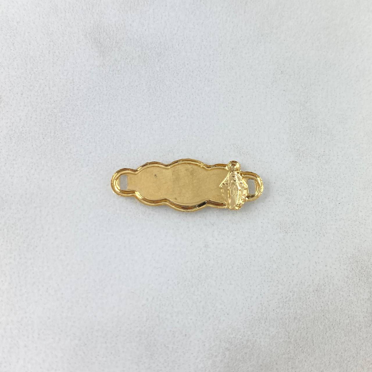 Charm Virgin Miraculous Cloud 0.55gr / 2.2cm / Yellow Gold