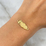 Charm Virgin Miraculous Cloud 0.55gr / 2.2cm / Yellow Gold
