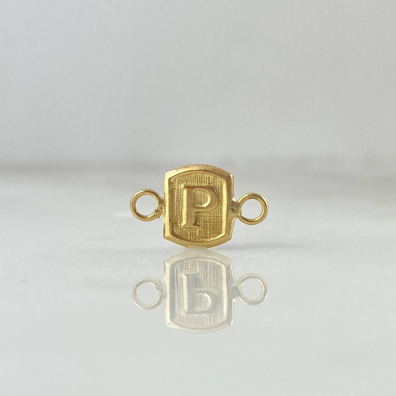 Herraje Letra P 0.25 g / 1/2 in Oro Amarillo 18K