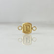 Herraje Letra P 0.25 g / 1/2 in Oro Amarillo 18K