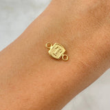 Herraje Letra T 0.3gr / 1/2 in / Oro Amarillo 18K *