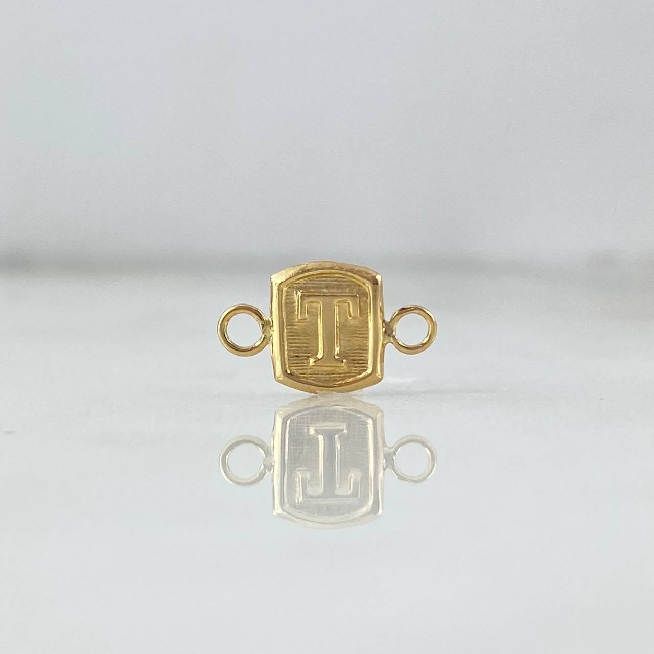 Herraje Letra T 0.3gr / 1/2 in / Oro Amarillo 18K *