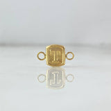 Herraje Letra T 0.3gr / 1/2 in / Oro Amarillo 18K *