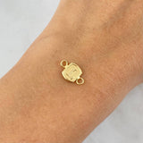 Herraje Letra L 0.9 g / 1/2 in Oro Amarillo 18K