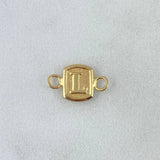 Charm Letter L 0.3 g / 1/2 in Yellow Gold 18K