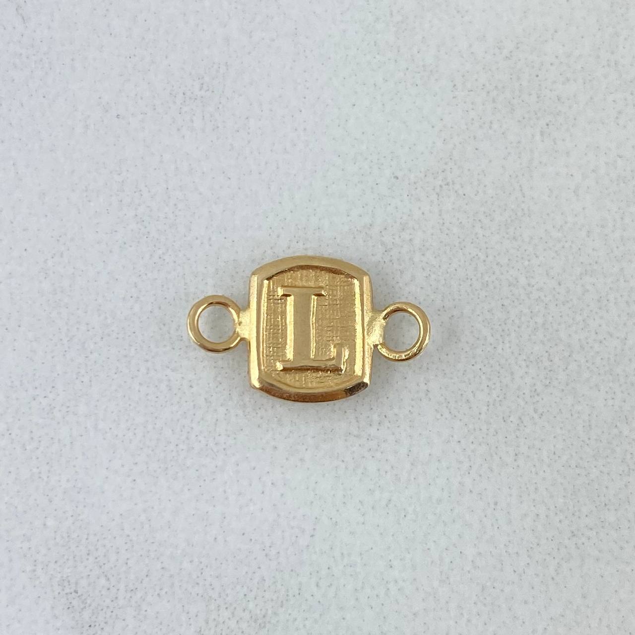 Herraje Letra L 0.3 g / 1/2 in Oro Amarillo 18K