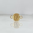 Charm Letter L 0.3 g / 1/2 in Yellow Gold 18K