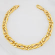 Pulso Tipo Figaro 10.85g / 8 1/4 in / 7.34mm Oro Amarillo 18K