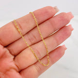 Cadena GC 2.35g / 20 in / 1.54mm Oro Amarillo 18K