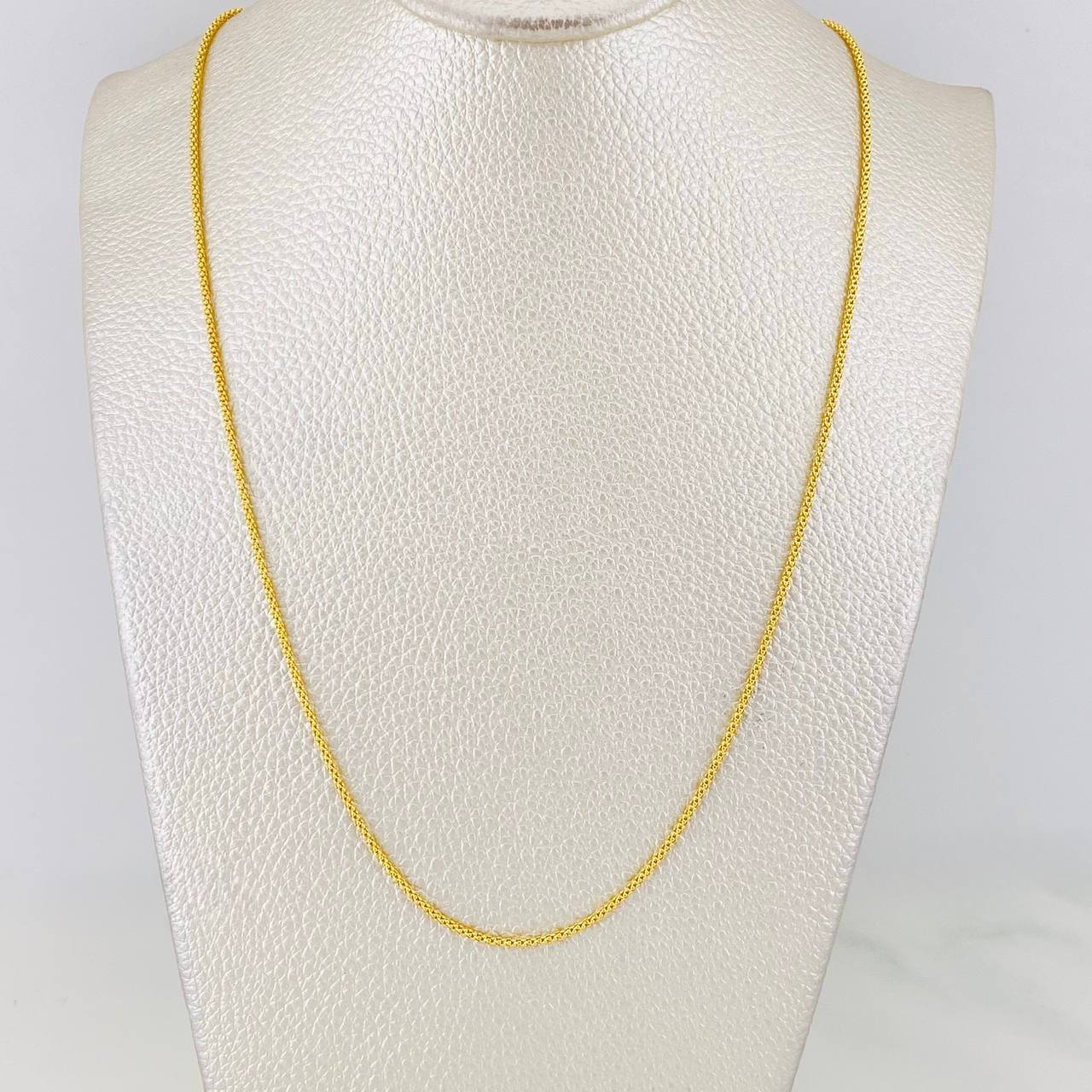 Cadena Cola de Raton 2.75g / 20 in / 1.21mm Oro Amarillo 18K