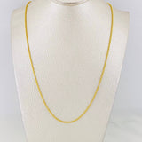 Cadena Cola de Raton 2.75g / 20 in / 1.21mm Oro Amarillo 18K