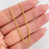 Cadena Cola de Raton 2.75g / 20 in / 1.21mm Oro Amarillo 18K