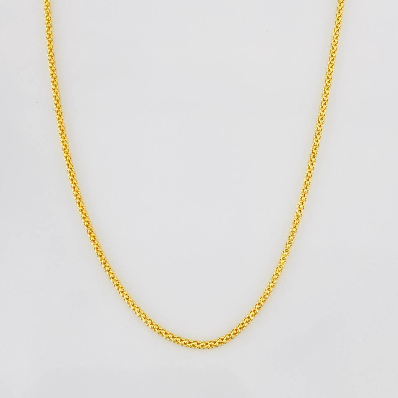 Cadena Cola de Raton 2.75g / 20 in / 1.21mm Oro Amarillo 18K