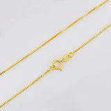 Cadena Veneciana 2g / 20 in / 0.86mm Oro Amarillo 18K