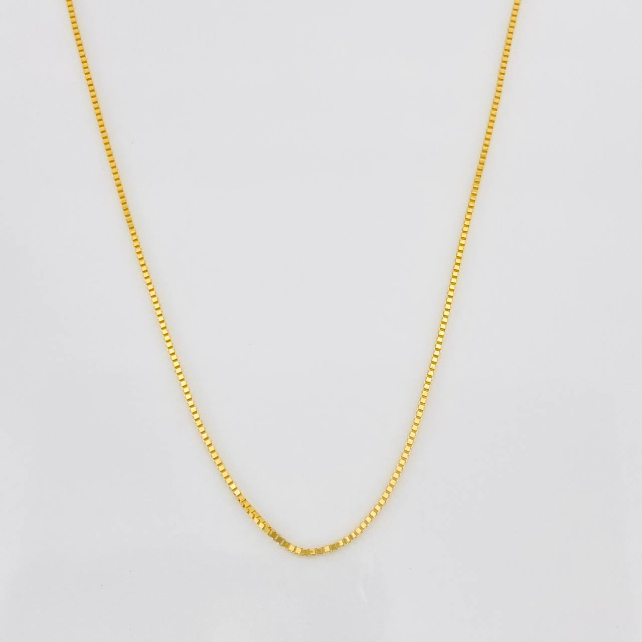 Cadena Veneciana 2g / 20 in / 0.86mm Oro Amarillo 18K