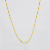 Cadena Veneciana 2g / 20 in / 0.86mm Oro Amarillo 18K