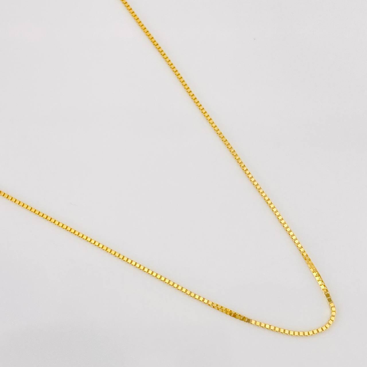 Cadena Veneciana 2g / 20 in / 0.86mm Oro Amarillo 18K