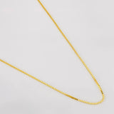 Cadena Veneciana 2g / 20 in / 0.86mm Oro Amarillo 18K