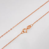 Cadena Aro Seguido 1g / 20 in / 1.25mm Oro Rosa 18K