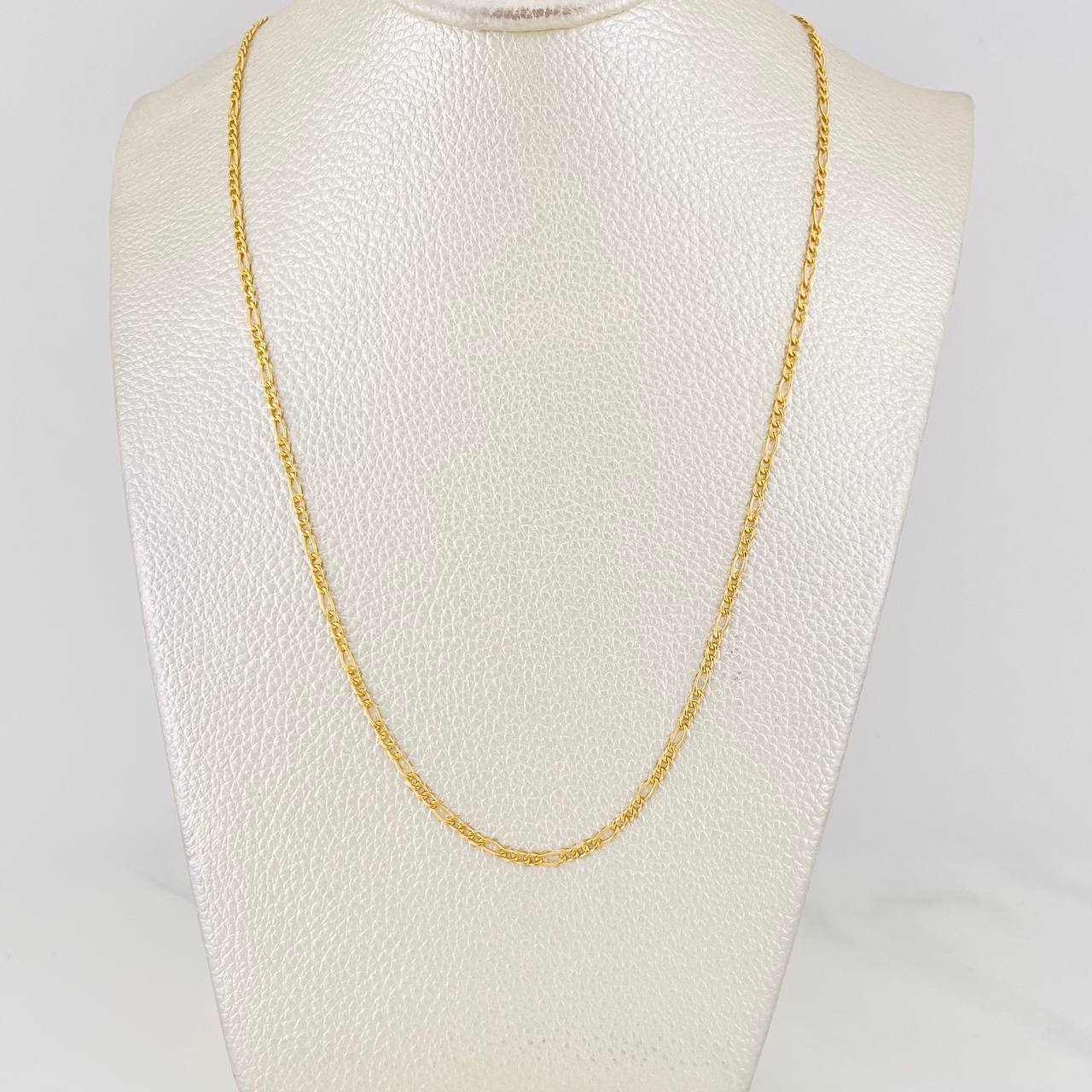 Cadena Figaro 1.4g / 18 in / 1.86mm Oro Amarillo 18K