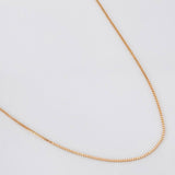Cadena Veneciana 1.15g / 18 in / 0.57mm Oro Rosa 18K