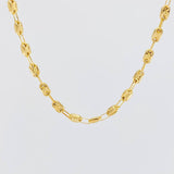 Cadena Rustica Tornillo 8.25g / 20 in / 3.6mm Oro Amarillo 18K