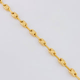 Cadena Rustica Tornillo 8.25g / 20 in / 3.6mm Oro Amarillo 18K
