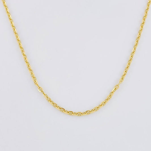 Cadena Marinera 3g / 24 in / 1.3mm Oro Amarillo 18K