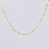 Cadena Marinera 3g / 24 in / 1.3mm Oro Amarillo 18K