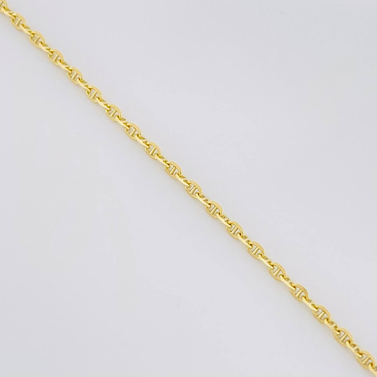 Cadena Marinera 3g / 24 in / 1.3mm Oro Amarillo 18K