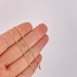 Cadena Escalera 2.64g / 20 in / 1.4mm Oro Amarillo 18K
