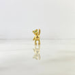 Pendant Bear 2.15gr / 1.8cm / Green Zirconia Yellow Gold