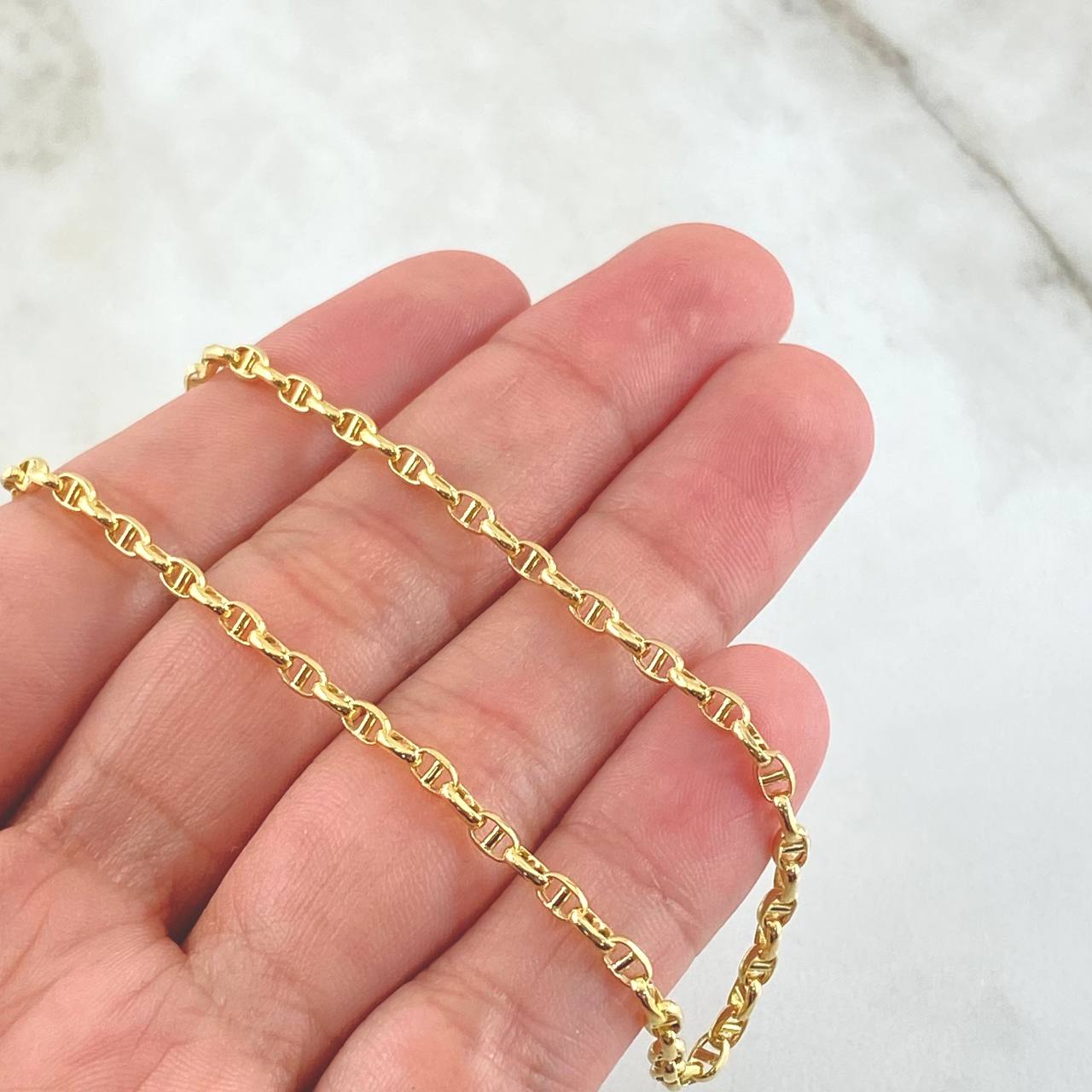 Mariner Chain 4.9gr / 23.6in / 18K Gold +3$