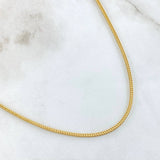 Franco Chain 3.8gr / 19.7in / 18K Gold +3$