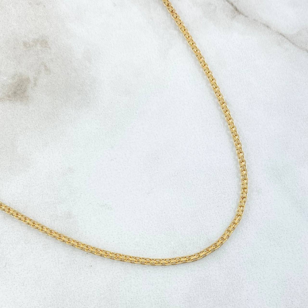 Bismark Chain 3.1gr / 17.7in / 18K Gold +1$