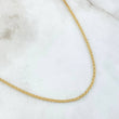 Bismark Chain 3.1gr / 17.7in / 18K Gold +1$