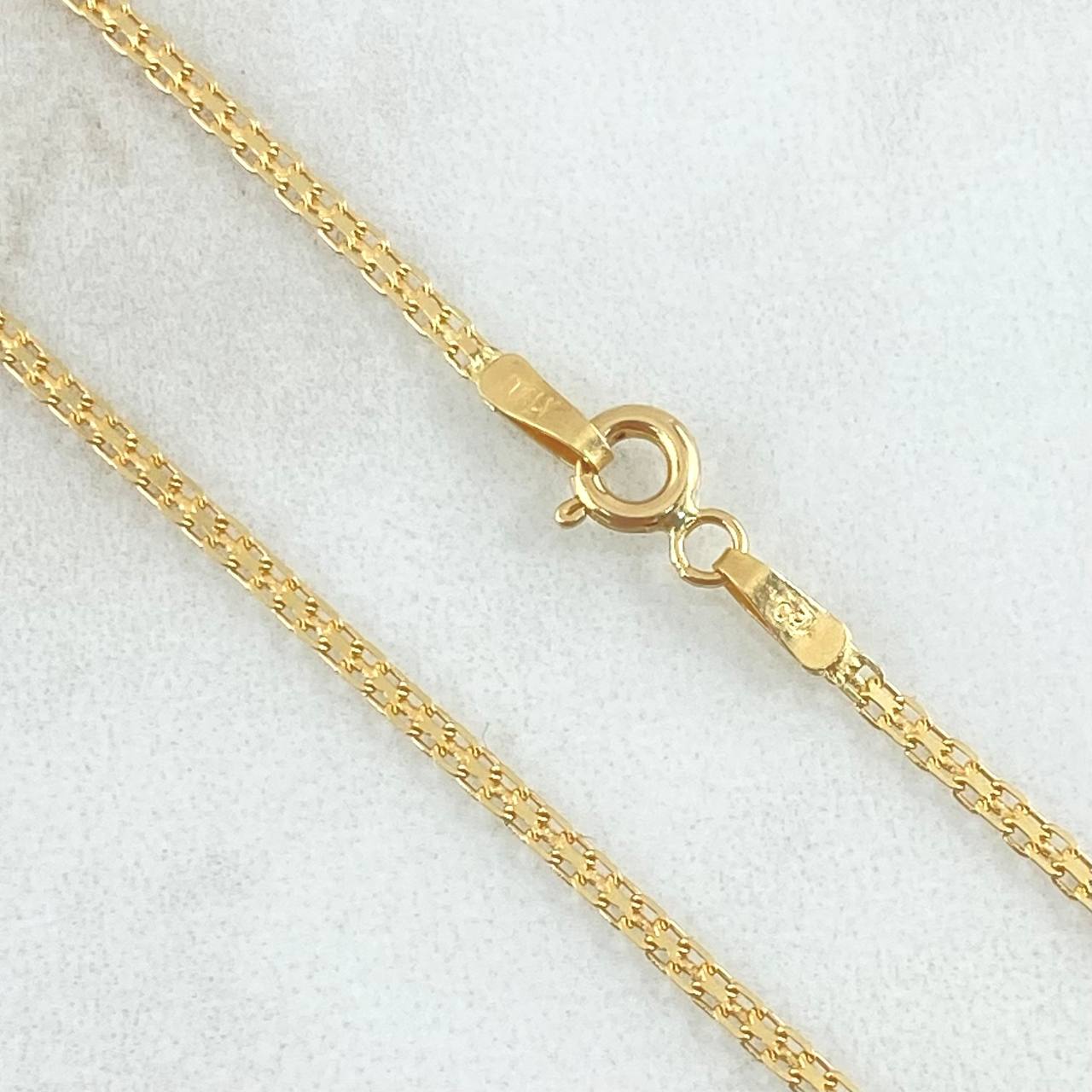 Bismark Chain 3.1gr / 17.7in / 18K Gold +1$