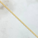 Bismark Chain 3.1gr / 17.7in / 18K Gold +1$