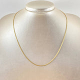 Bismark Chain 3.1gr / 17.7in / 18K Gold +1$