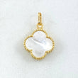 White Clover Pendant 1.6gr / 0.9in / 18K Gold